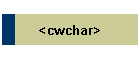 <cwchar>