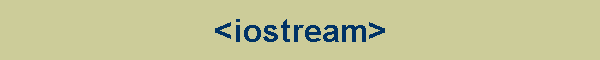 <iostream>