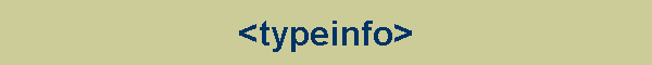 <typeinfo>